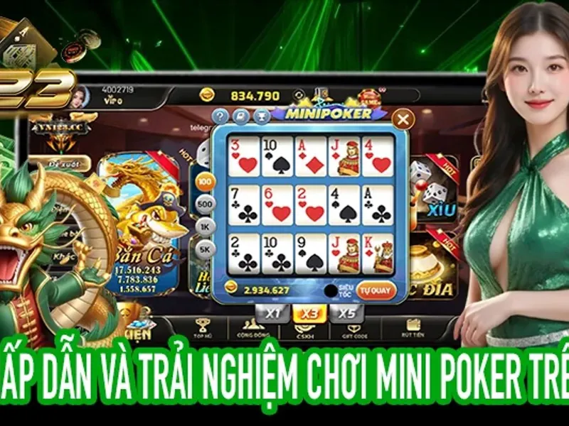 Hình ảnh bàn chơi Poker