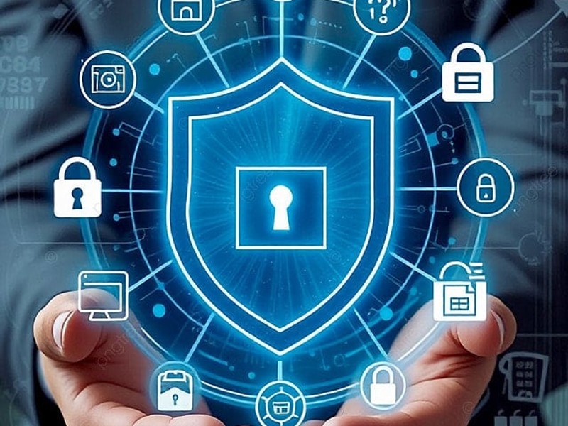 Hình ảnh minh họa các kết nối bên thứ ba và bảo mật dữ liệu